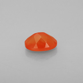 Cornalina Naranja natural de 0.84 ct, Transparente, Transparente / Translúcido