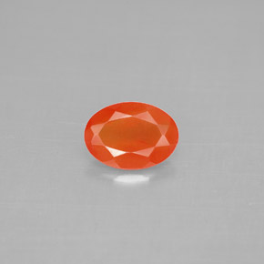 Cornalina Naranja rojizo natural de 0.62 ct, Transparente, Transparente / Translúcido
