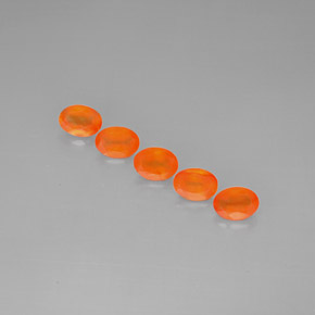 Gemas de cornalina naranja natural de  ct, transparente, transparente / translúcido