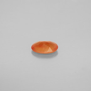 Cornalina Naranja natural de 0.45 ct, Transparente, Transparente / Translúcido