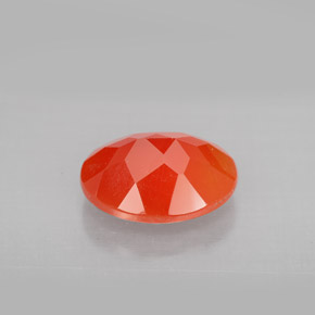 Cornalina Naranja rojizo natural de 3.03 ct, Transparente, Transparente / Translúcido