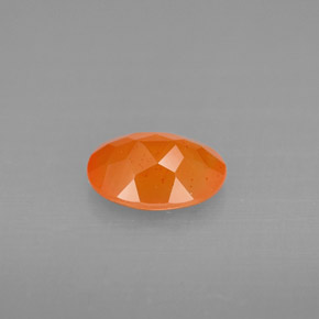 Cornalina Naranja natural de 0.91 ct, Transparente, Transparente / Translúcido