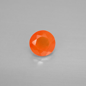 Cornalina Naranja natural de 0.73 ct, Transparente, Transparente / Translúcido