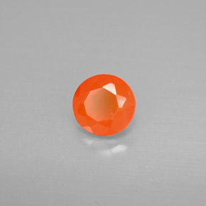 Cornalina Naranja natural de 0.73 ct, Transparente, Transparente / Translúcido