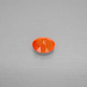 Cornalina Naranja rojizo natural de 0.38 ct, Transparente, Transparente / Translúcido