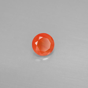 Cornalina Naranja rojizo natural de 0.48 ct, Transparente, Transparente / Translúcido