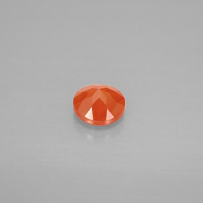 Cornalina Naranja rojizo natural de 0.48 ct, Transparente, Transparente / Translúcido