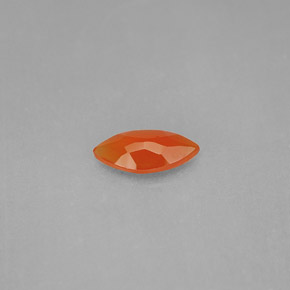 Cornalina Naranja natural de 0.39 ct, Transparente, Transparente / Translúcido