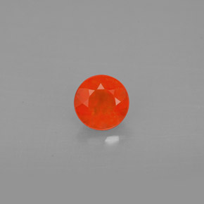Cornalina Naranja natural de 0.47 ct, Transparente, Transparente / Translúcido