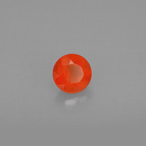 Cornalina Naranja natural de 0.47 ct, Transparente, Transparente / Translúcido