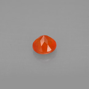 Cornalina Naranja natural de 0.47 ct, Transparente, Transparente / Translúcido