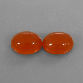 Gemas de Cornalina Naranja natural de  ct, Transparente, Transparente / Translúcido
