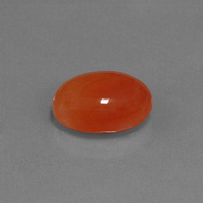Cornalina Naranja natural de 5.84 ct, Transparente, Transparente / Translúcido