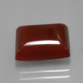 Cornalina naranja natural de 5,78 ct, baguette, translúcido