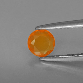 Cornalina Naranja natural de 0.30 ct, Transparente, Transparente / Translúcido