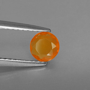 Cornalina Naranja natural de 0.30 ct, Transparente, Transparente / Translúcido