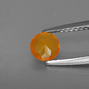 Cornalina Naranja natural de 0.30 ct, Transparente, Transparente / Translúcido