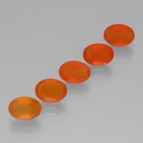 Gemas de cornalina naranja natural de  ct, transparente, transparente / translúcido