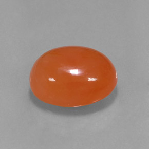 Cornalina Naranja natural de 4.95 ct, Transparente, Transparente / Translúcido