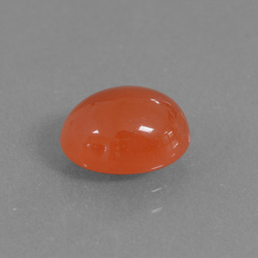 Cornalina naranja natural de 2,12 ct, corte óvalo, translúcido
