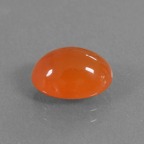 Cornalina Naranja natural de 2.76 ct, Corte Óvalo, Translúcido