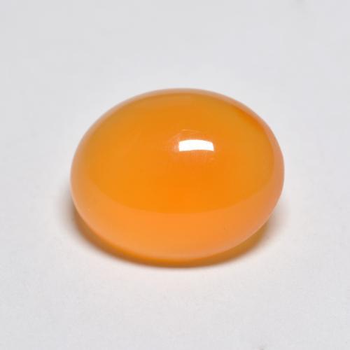 Cornalina Naranja medio natural de 3.62 ct, Corte Óvalo, Translúcido