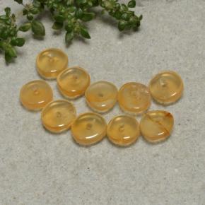 Gemas de Cornalina Naranja medio natural de 3.70 ct, Forma elegante, Transparente