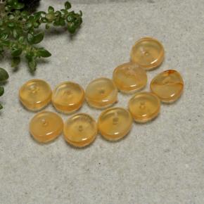 Gemas de Cornalina Naranja medio natural de 3.70 ct, Forma elegante, Transparente