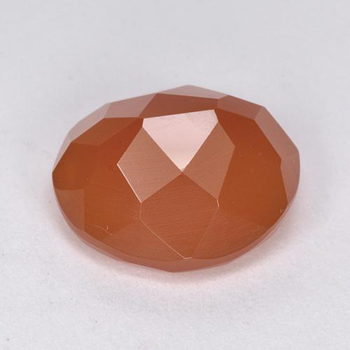 Cornalina Rojo claro natural de 7.55 ct, Corte Óvalo, Translúcido