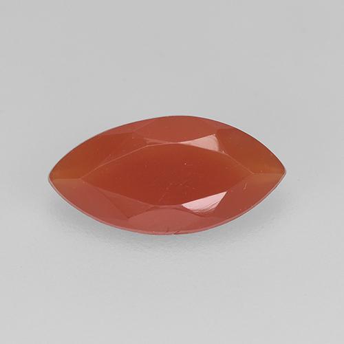 Cornalina Rojo claro natural de 0.88 ct, Marquesa, Translúcido