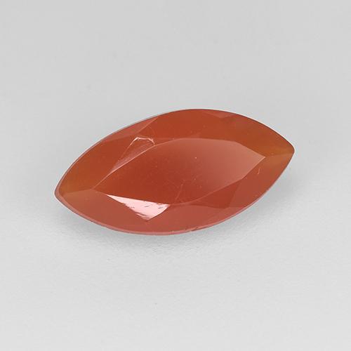 Cornalina Rojo claro natural de 0.88 ct, Marquesa, Translúcido