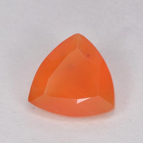 Cornalina Naranja claro natural de 0.98 ct, Trillón, Translúcido