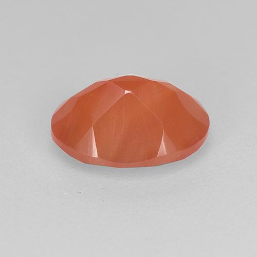 Cornalina naranja natural de 1,05 ct, corte óvalo, translúcido