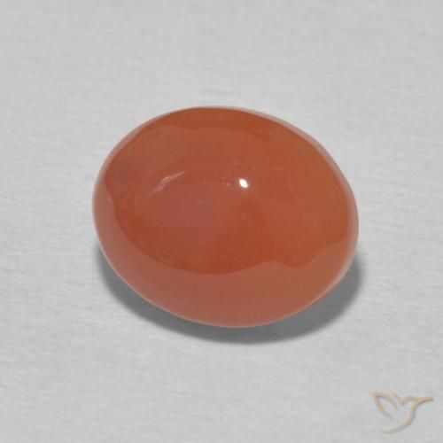 Cornalina Naranja medio natural de 2.66 ct, Ovalada, Opaco