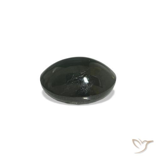 Cat's Eye Alexandrite Gris acero natural de 0.96 ct, Ovalada, Opaco