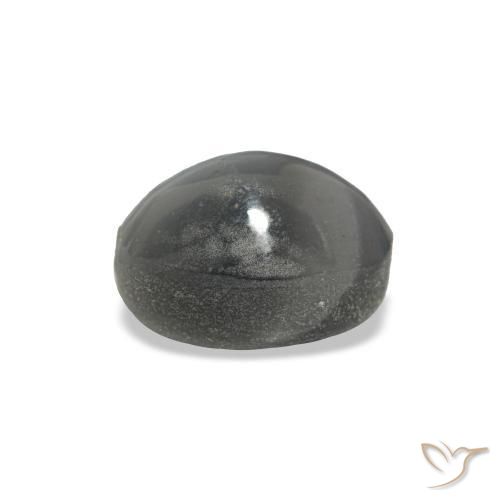 Cat's eye alexandrite gris natural de 1,03 ct, corte óvalo, opaco