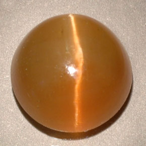 Cat's eye apatite amarillo natural de 3,62 ct, transparente, transparente / translúcido