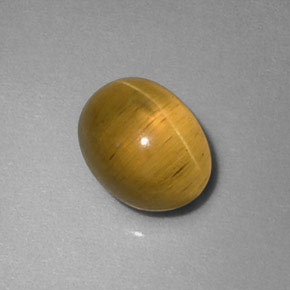 Apatita Ojo de Gato Verde dorado natural de 1.77 ct, Transparente, Transparente / Translúcido