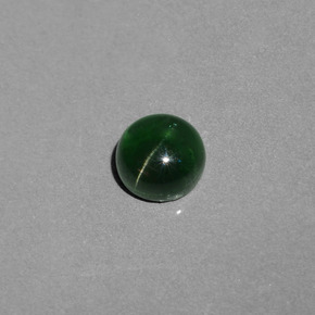Apatita Ojo de Gato Verde natural de 2.01 ct, Corte Redondo, Translúcido