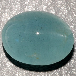 Cat's eye aquamarine verde natural de 11,04 ct, transparente, transparente / translúcido