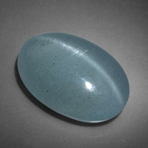 Aguamarina ojo de gato Azul-verde natural de 11.78 ct, Corte Óvalo, Translúcido
