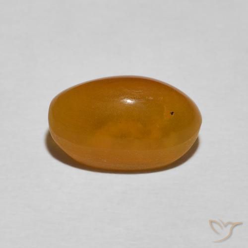 Ópalo ojo de gato Marrón-oro natural de 3.26 ct, Ovalada, Opaco