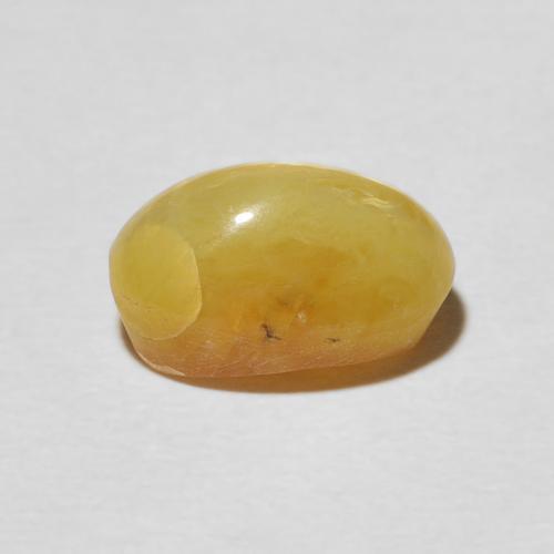 Ópalo ojo de gato Naranja dorado natural de 2.61 ct, Ovalada, Opaco