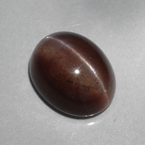 Cat's eye scapolite marrón natural de 5,30 ct, corte óvalo, translúcido