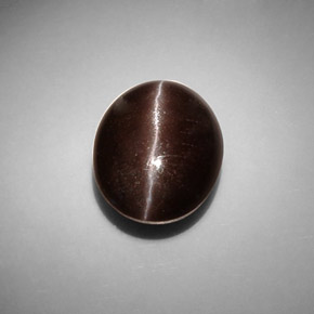 Cat's eye scapolite marrón natural de 8,66 ct, corte óvalo, translúcido