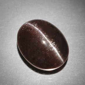 Cat's eye scapolite marrón natural de 9,31 ct, corte óvalo, translúcido