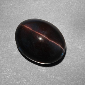 Cat's eye scapolite marrón natural de 9,21 ct, corte óvalo, translúcido