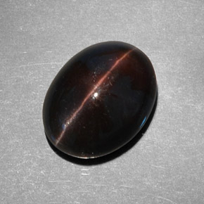 Cat's eye scapolite marrón natural de 9,21 ct, corte óvalo, translúcido