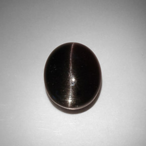 Cat's eye scapolite marrón natural de 11,50 ct, corte óvalo, translúcido