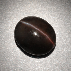 Cat's eye scapolite marrón natural de 6,82 ct, corte óvalo, translúcido